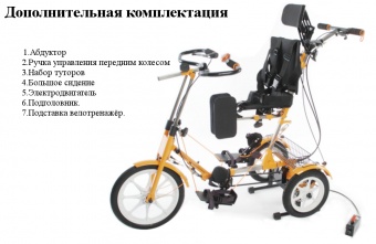 Велосипед для детей с ДЦП Ангел соло 3М